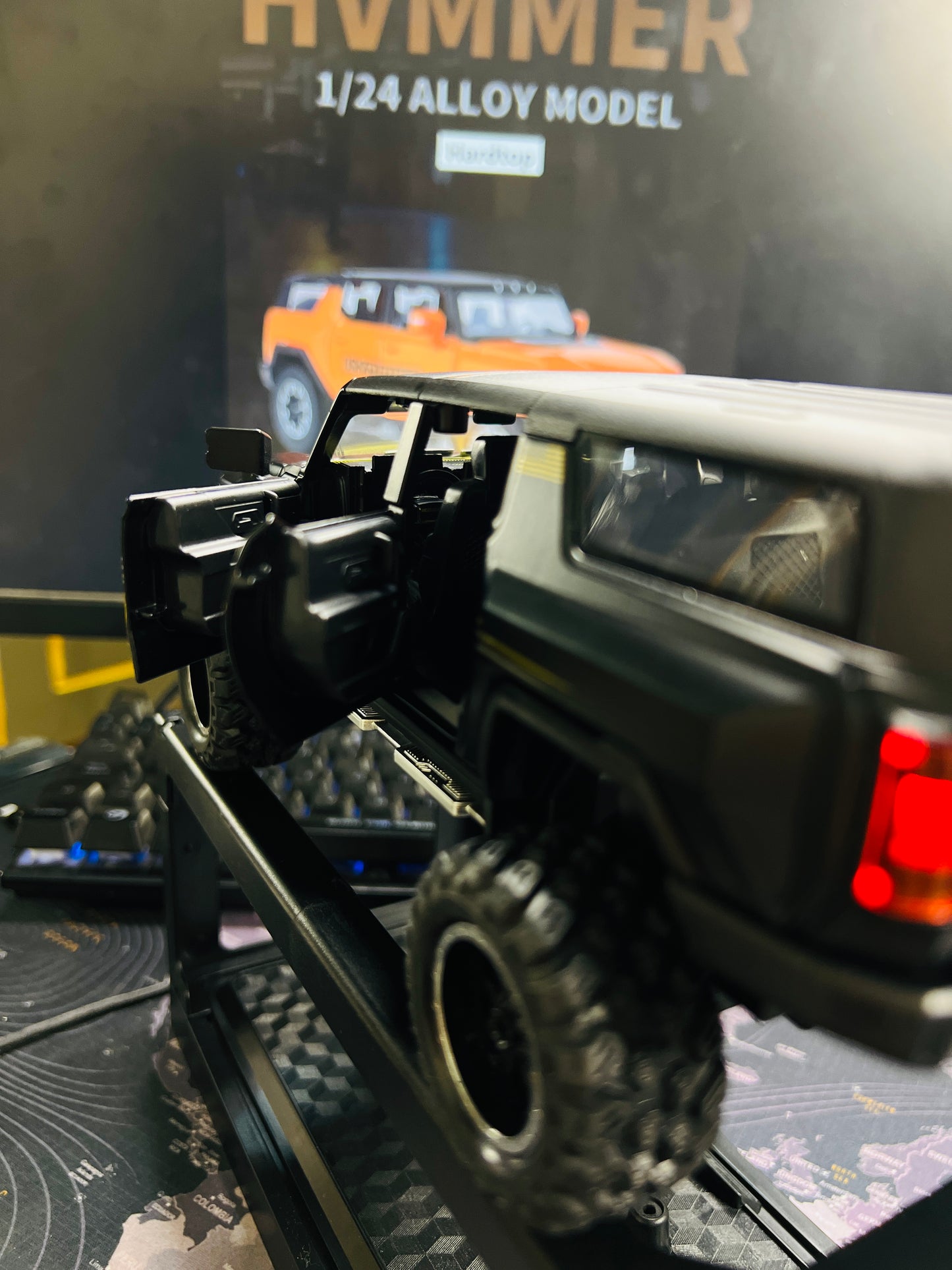 1:24 HUMMER EV Car Alloy Model Diecasts Metal Off-road Vehicles