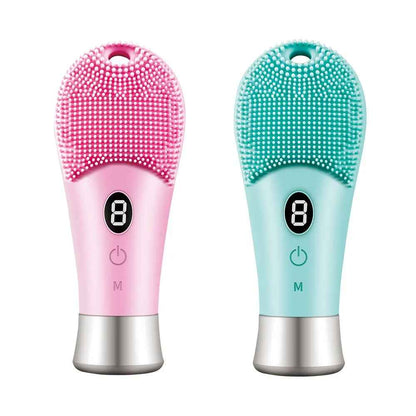 Electric Ultrasonic Skin Sonic Scrubber Facial Brush Cleaner