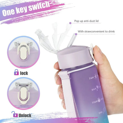 3 Pcs Sports Water Bottle