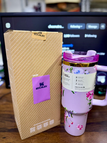 🌟✨ Personalized 40 oz Rhinestone Tumbler with Straw – Handmade Bedazzled Water Bottle 💎🥤