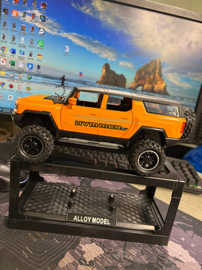 1:24 HUMMER EV Car Alloy Model Diecasts Metal Off-road Vehicles