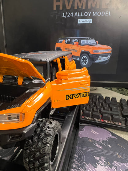 1:24 HUMMER EV Car Alloy Model Diecasts Metal Off-road Vehicles
