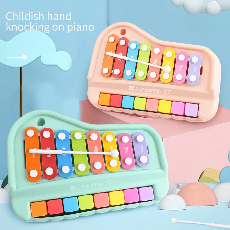 Children's Puzzle Early Education Eight Tone Hands On Piano Toy
