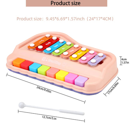 Children's Puzzle Early Education Eight Tone Hands On Piano Toy