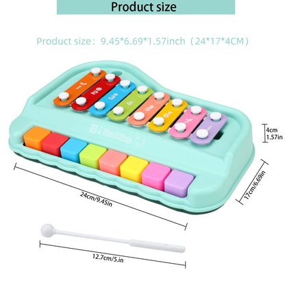 Children's Puzzle Early Education Eight Tone Hands On Piano Toy
